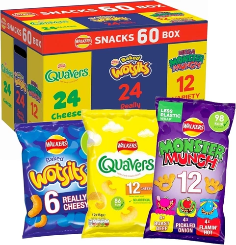 Walkers Snack Mega Crisps Bundle – 126 Pack Bulk Buy - 9 Different Flavours - Image 3