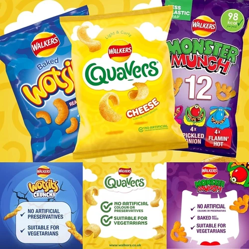 Walkers Snack Mega Crisps Bundle – 126 Pack Bulk Buy - 9 Different Flavours - Image 6